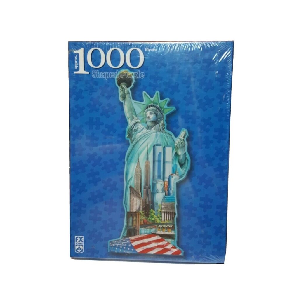 NEW Statue Of Liberty 1000 piece Jigsaw Puzzle New York Twin Tower FX SCHMID